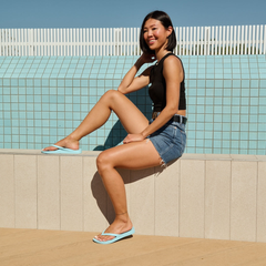 sky blue women image